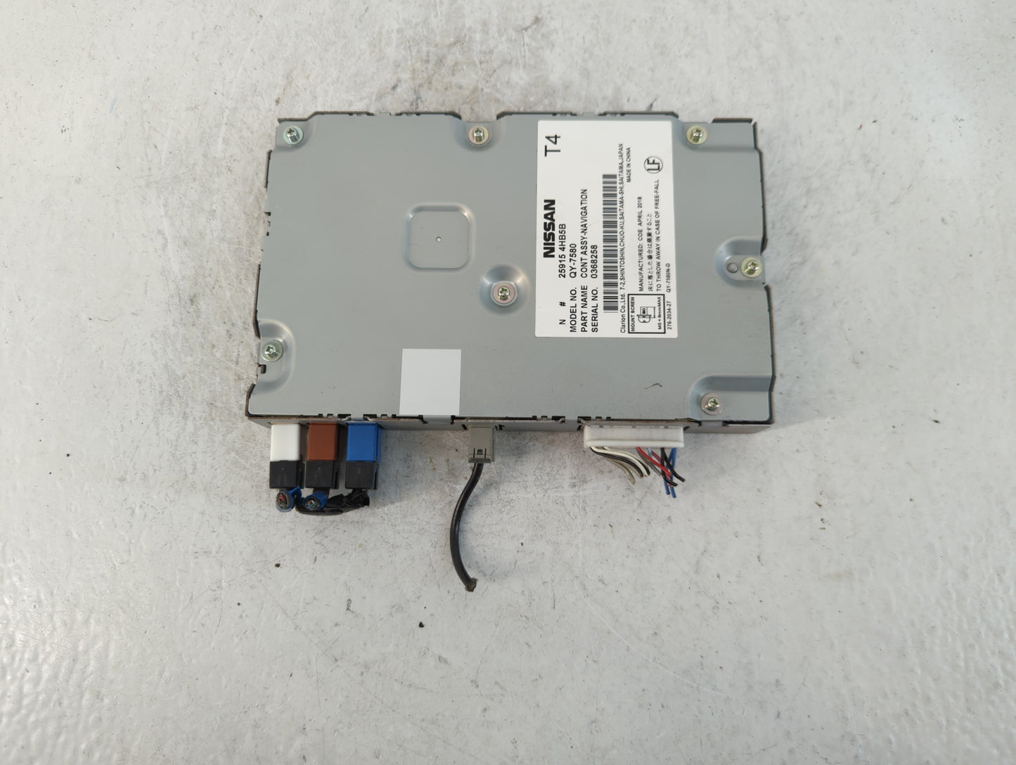 2017-2020 Infiniti Q60 Radio AM FM Cd Player Receiver Replacement P/N:25915 4HB5B Fits Fits 2016 2017 2018 2019 2020 OEM Used Auto Parts - Oemusedautoparts1.com