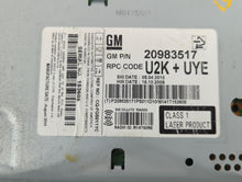 2010-2011 Chevrolet Equinox Radio AM FM Cd Player Receiver Replacement P/N:20983517 Fits Fits 2010 2011 OEM Used Auto Parts