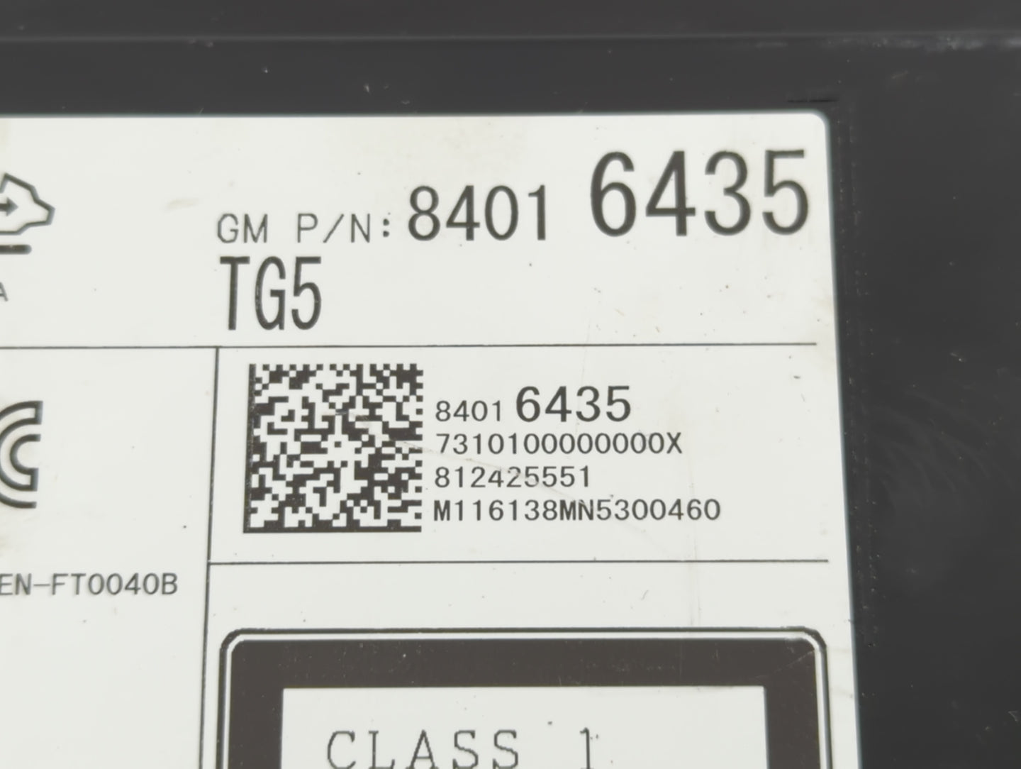 2016 Chevrolet Silverado 1500 Radio AM FM Cd Player Receiver Replacement P/N:84016435 Fits OEM Used Auto Parts - Oemusedautoparts1.com