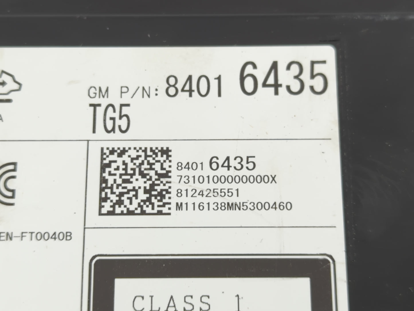 2016 Chevrolet Silverado 1500 Radio AM FM Cd Player Receiver Replacement P/N:84016435 Fits OEM Used Auto Parts - Oemusedautoparts1.com