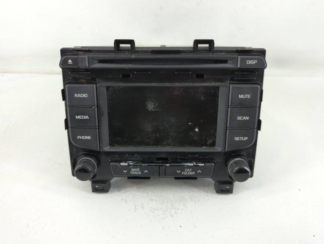 2015-2017 Hyundai Sonata Radio AM FM Cd Player Receiver Replacement P/N:96180-C20004X Fits Fits 2015 2016 2017 OEM Used Auto Parts