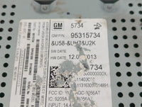 2013 Chevrolet Sonic Radio AM FM Cd Player Receiver Replacement P/N:95315734 95242290, 688277334 Fits OEM Used Auto Parts - Oemusedautoparts1.com