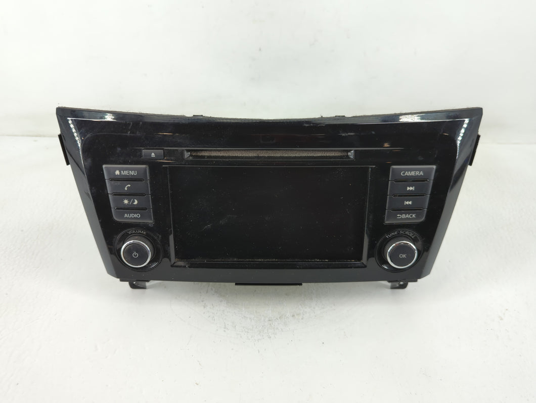 2018-2020 Nissan Rogue Radio AM FM Cd Player Receiver Replacement P/N:2591A7FH0A Fits Fits 2018 2019 2020 OEM Used Auto Parts