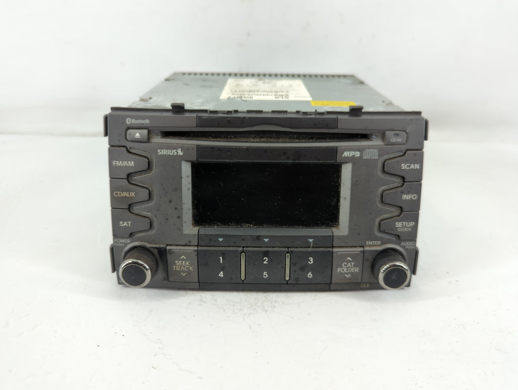 2010-2011 Kia Soul Radio AM FM Cd Player Receiver Replacement P/N:96150-2K206ALK Fits Fits 2010 2011 OEM Used Auto Parts