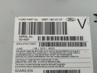 2016-2018 Ford Explorer Radio AM FM Cd Player Receiver Replacement P/N:GB5T-19C107-CF Fits Fits 2016 2017 2018 OEM Used Auto Parts - Oemusedautoparts1.com