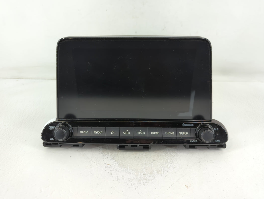 2019-2021 Kia Forte Radio AM FM Cd Player Receiver Replacement P/N:96160M7070WK Fits Fits 2019 2020 2021 OEM Used Auto Parts