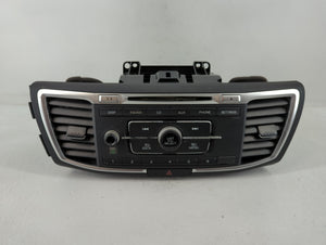 2016-2017 Honda Accord Radio AM FM Cd Player Receiver Replacement P/N:39100-T2F-A001 Fits Fits 2016 2017 OEM Used Auto Parts