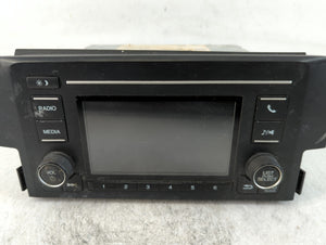 2019-2021 Honda Civic Radio AM FM Cd Player Receiver Replacement P/N:39100-TBA-A41 Fits Fits 2019 2020 2021 OEM Used Auto Parts