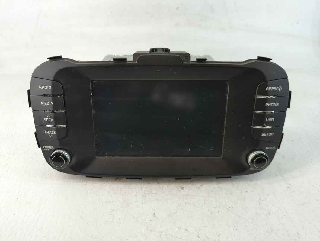 2017-2019 Kia Soul Radio AM FM Cd Player Receiver Replacement P/N:96160-B2310CA Fits Fits 2017 2018 2019 OEM Used Auto Parts