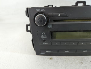 2009-2010 Toyota Corolla Radio AM FM Cd Player Receiver Replacement P/N:86120-02A90 Fits Fits 2009 2010 OEM Used Auto Parts