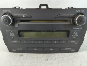 2009-2010 Toyota Corolla Radio AM FM Cd Player Receiver Replacement P/N:86120-02A90 Fits Fits 2009 2010 OEM Used Auto Parts