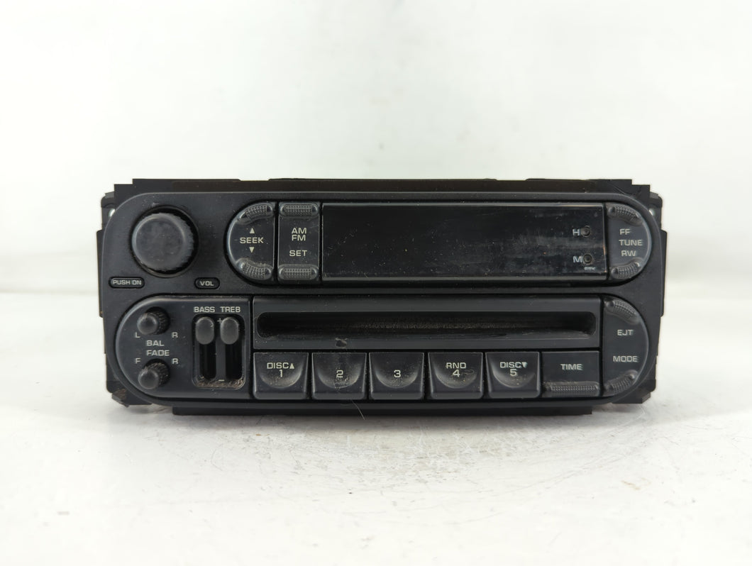 2002-2004 Dodge Dakota Radio AM FM Cd Player Receiver Replacement P/N:P05064354AJ Fits OEM Used Auto Parts