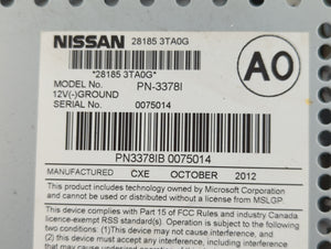 2013-2015 Nissan Altima Radio AM FM Cd Player Receiver Replacement P/N:28185 3TA0G Fits Fits 2013 2014 2015 OEM Used Auto Parts
