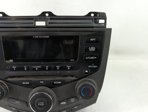 2003-2007 Honda Accord Radio AM FM Cd Player Receiver Replacement P/N:12384900 CQ-EH1260Z Fits Fits 2003 2004 2005 2006 2007 OEM Used Auto Parts