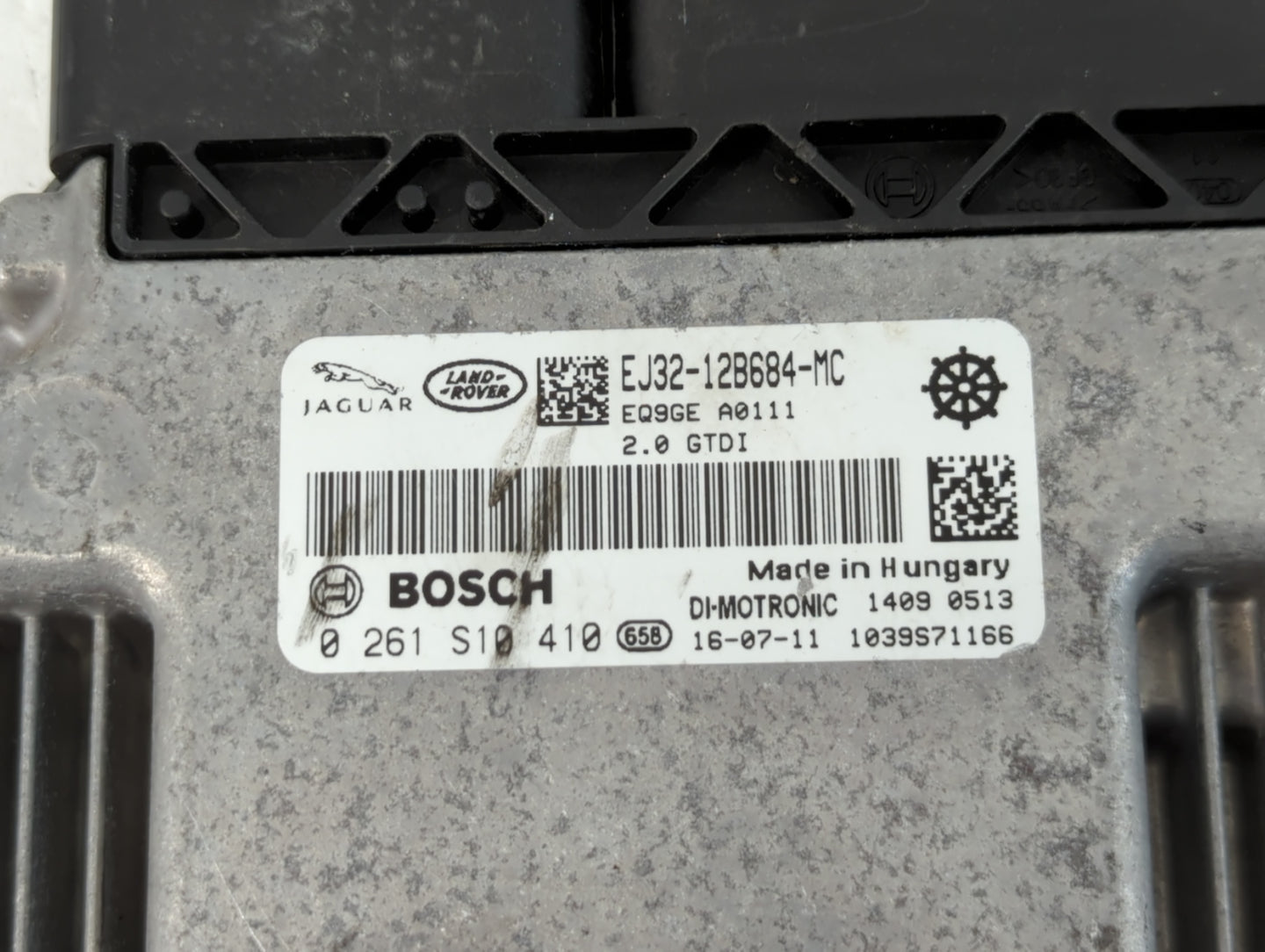2017 Jaguar Xe PCM Engine Control Computer ECU ECM PCU OEM P/N:EJ32-12B684-MC Fits OEM Used Auto Parts - Oemusedautoparts1.com