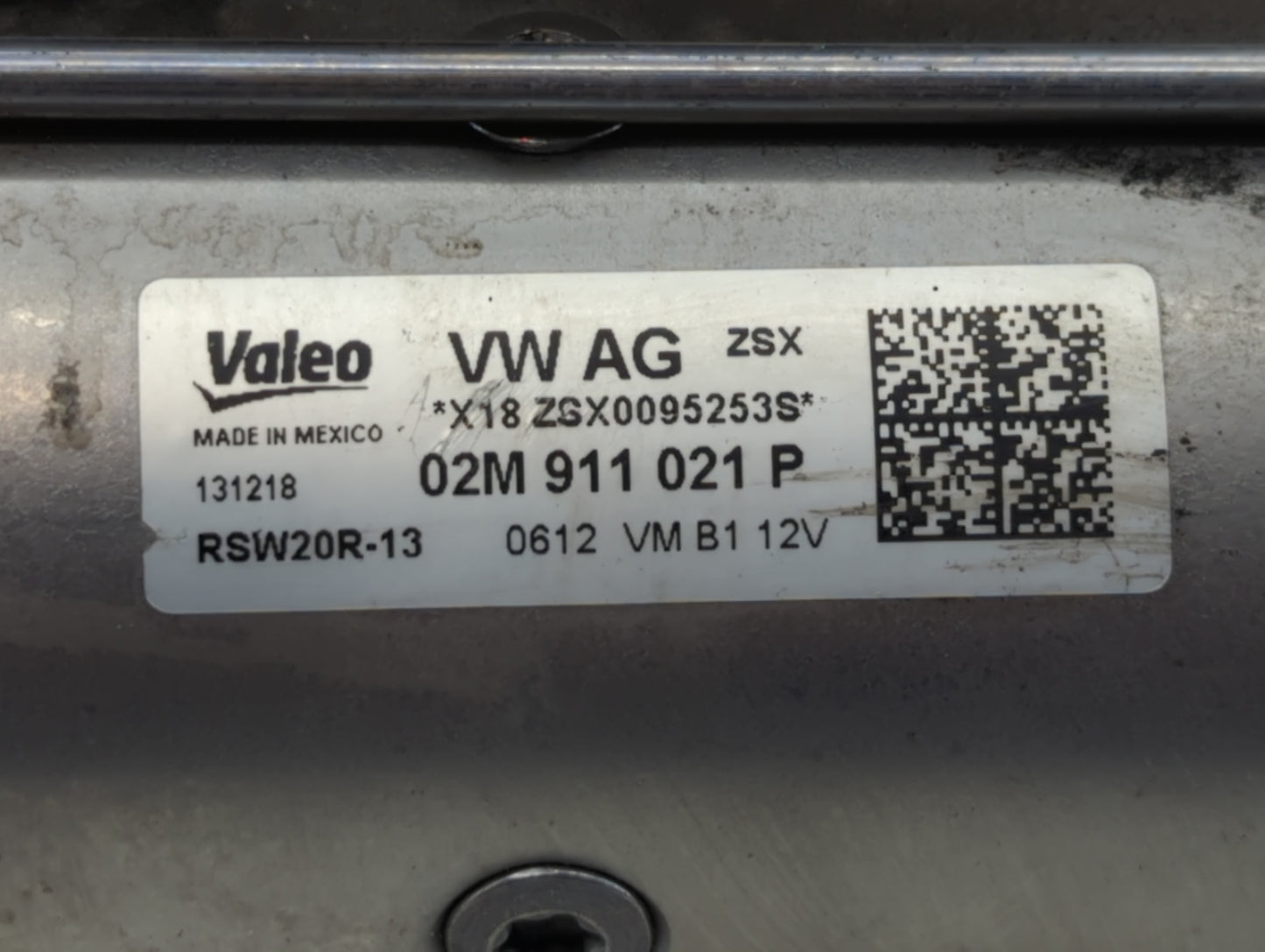 2018-2022 Volkswagen Atlas Car Starter Motor Solenoid OEM P/N:02M 911 021 P Fits Fits 2018 2019 2020 2021 2022 OEM Used Auto Parts - Oemusedautoparts1.com