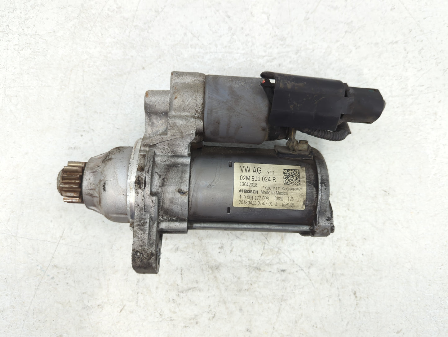 2014-2017 Volkswagen Beetle Car Starter Motor Solenoid OEM P/N:02M 911 024 R Fits OEM Used Auto Parts - Oemusedautoparts1.com