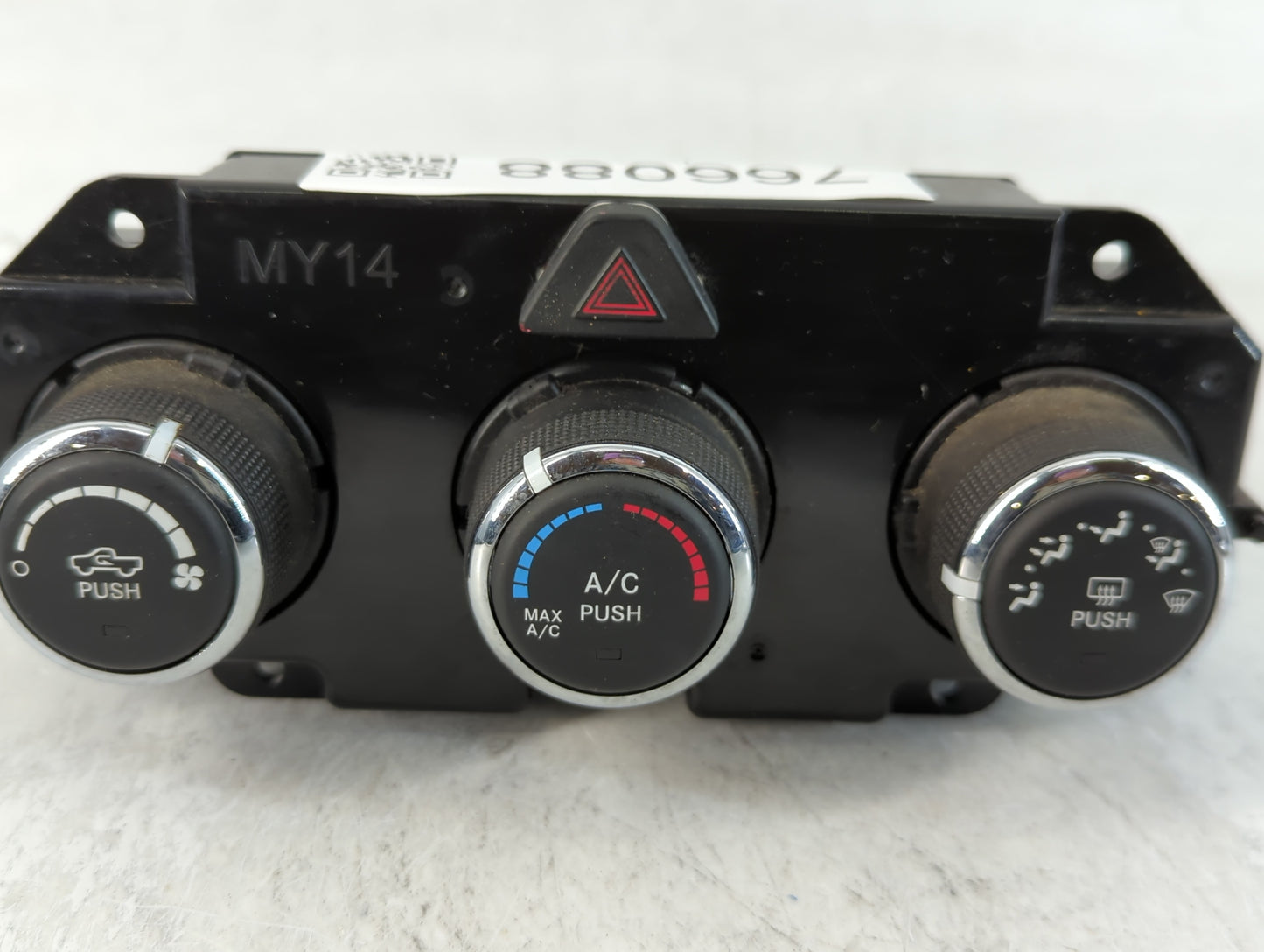 2019 Dodge Ram 1500 Climate Control Module Temperature AC/Heater Replacement P/N:P68268190AA Fits OEM Used Auto Parts - Oemusedautoparts1.com