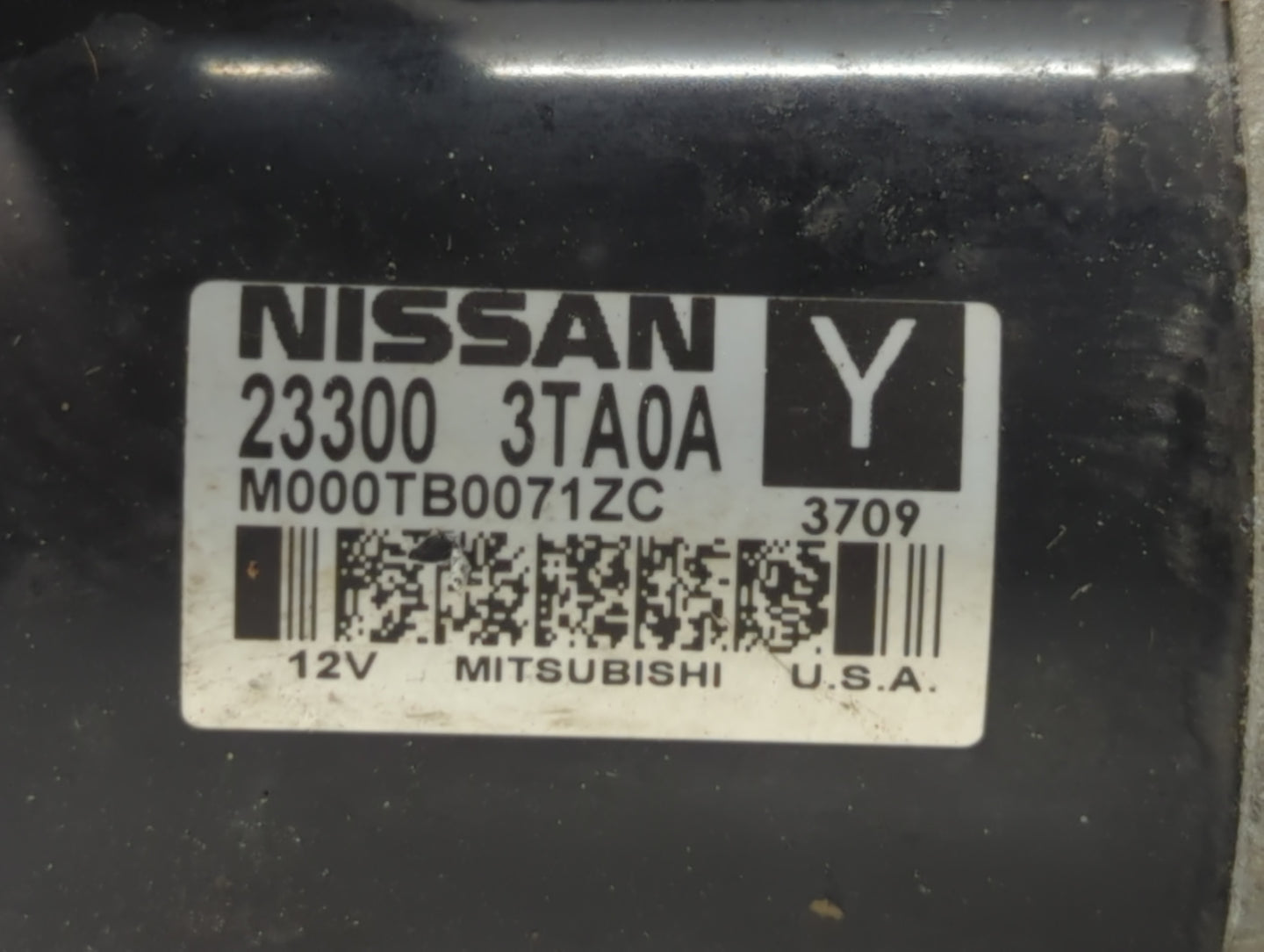 2013-2018 Nissan Altima Car Starter Motor Solenoid OEM P/N:23300 3TA0A Fits Fits 2013 2014 2015 2016 2017 2018 OEM Used Auto Parts - Oemusedautoparts1.com