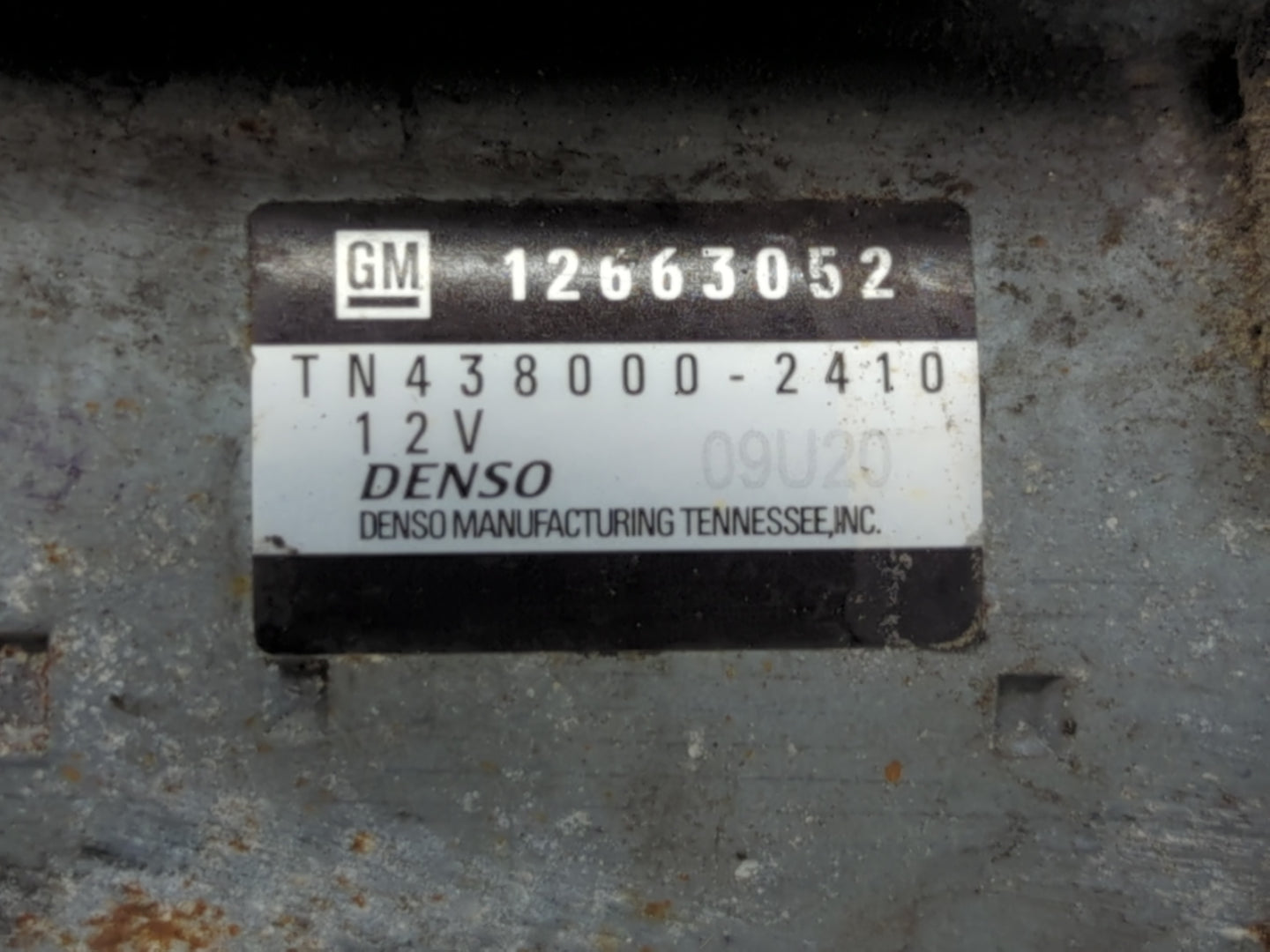 2018-2020 Gmc Terrain Car Starter Motor Solenoid OEM P/N:12663052 Fits Fits 2015 2016 2017 2018 2019 2020 2021 OEM Used Auto Parts - Oemusedautoparts1.com