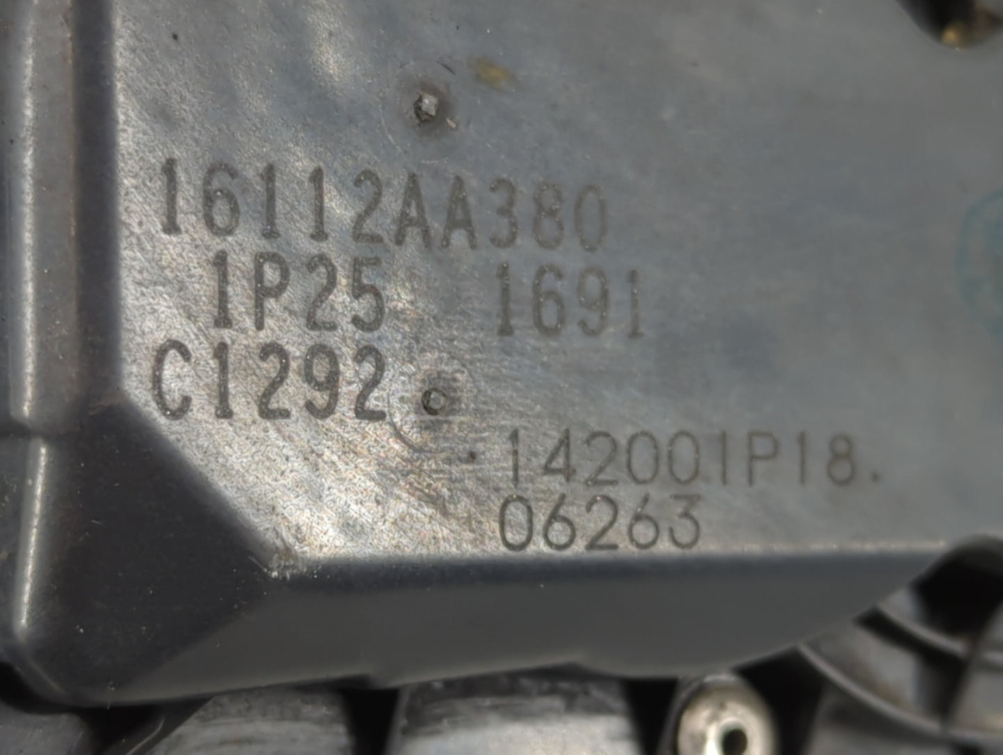 2011-2018 Subaru Forester Throttle Body P/N:16112AA380 Fits Fits 2011 2012 2013 2014 2015 2016 2017 2018 OEM Used Auto Parts - Oemusedautoparts1.com