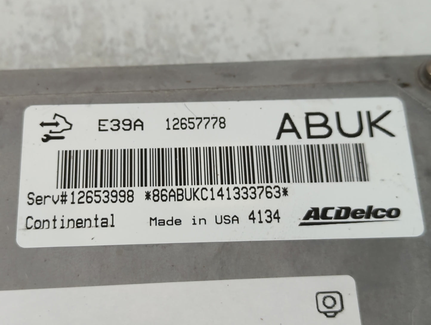 2014-2016 Chevrolet Impala PCM Engine Control Computer ECU ECM PCU OEM P/N:12657778 Fits Fits 2013 2014 2015 2016 OEM Used Auto Parts - Oemusedautoparts1.com