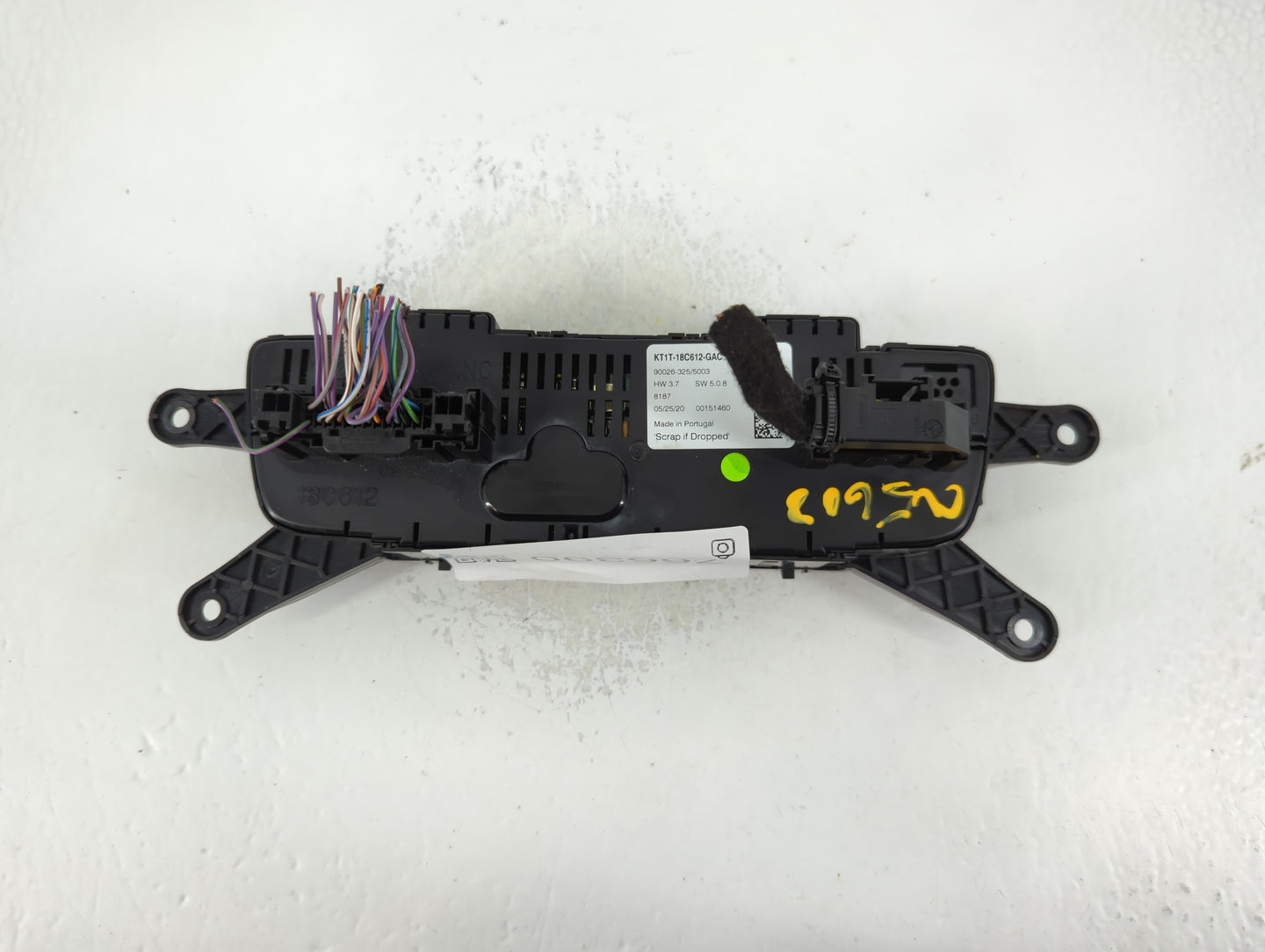 2019-2021 Ford Transit Connect Climate Control Module Temperature AC/Heater Replacement P/N:KT1T-18C612-GAC Fits OEM Used Auto Parts - Oemusedautoparts1.com