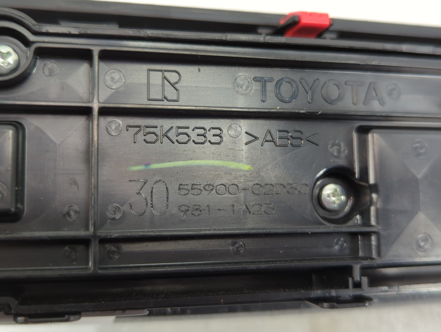 2022 Toyota Corolla Climate Control Module Temperature AC/Heater Replacement P/N:55900-02D30 75K533 Fits OEM Used Auto Parts - Oemusedautoparts1.com