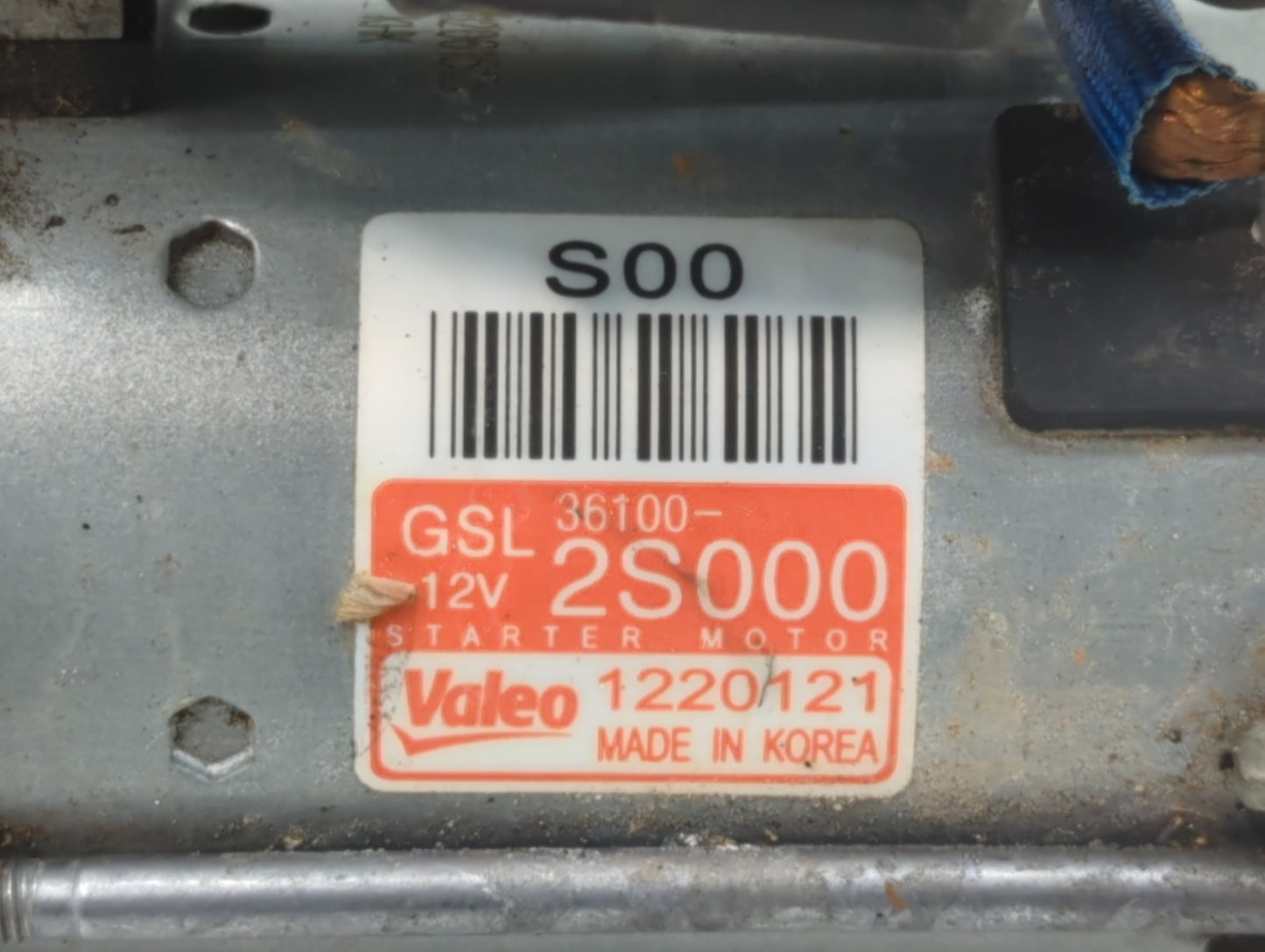 2021 Kia K5 Car Starter Motor Solenoid OEM P/N:36100-2S000 Fits Fits 2020 2022 2023 OEM Used Auto Parts - Oemusedautoparts1.com