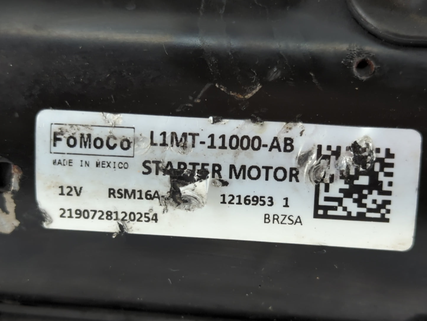 2020 Ford Explorer Car Starter Motor Solenoid OEM P/N:L1MT-11000-AB Fits OEM Used Auto Parts - Oemusedautoparts1.com