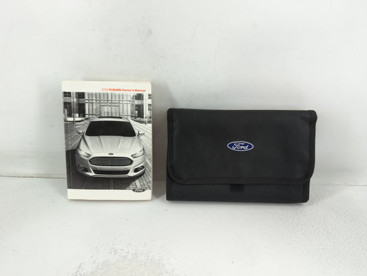 2016 Ford Fusion Owners Manual Book Guide P/N:GE5J 19A321 AA OEM Used Auto Parts - Oemusedautoparts1.com