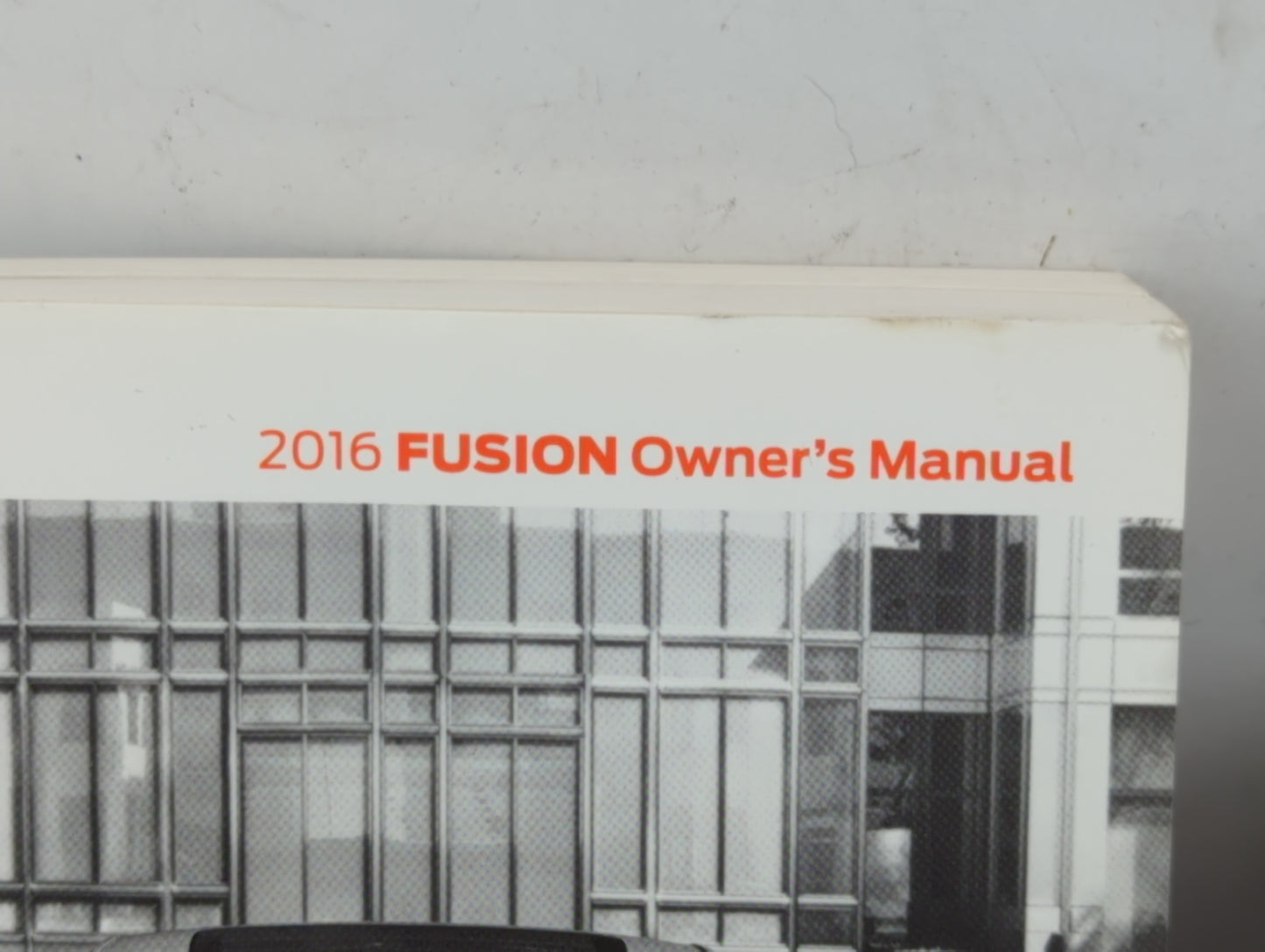 2016 Ford Fusion Owners Manual Book Guide P/N:GE5J 19A321 AA OEM Used Auto Parts - Oemusedautoparts1.com