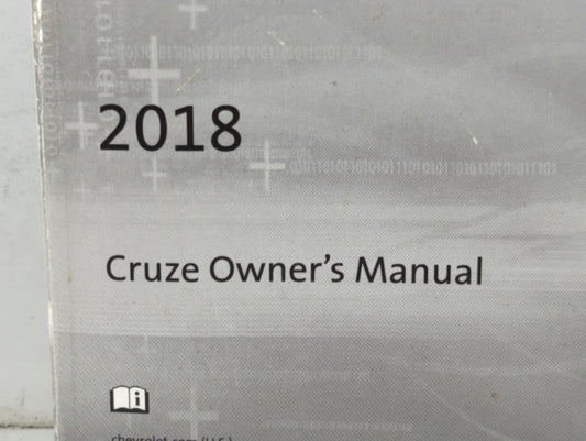2018 Chevrolet Cruze Owners Manual Book Guide P/N:84042073 A OEM Used Auto Parts