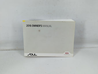 compare product 2016 Kia Soul Owners Manual Book Guide P/N:GB2O-EU55B OEM Used Auto Parts