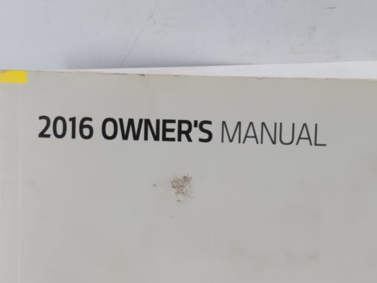 2016 Kia Soul Owners Manual Book Guide P/N:GB2O-EU55B OEM Used Auto Parts