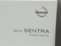 2016 Nissan Sentra Owners Manual Book Guide P/N:OM16M 0B17U1 OEM Used Auto Parts - Oemusedautoparts1.com