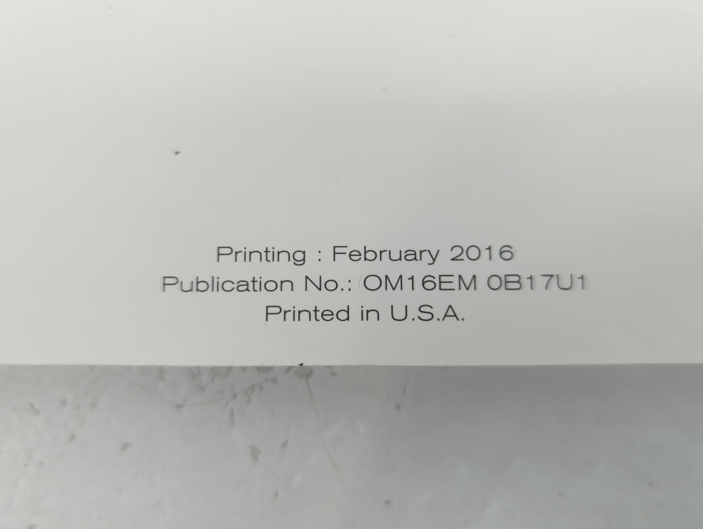 2016 Nissan Sentra Owners Manual Book Guide P/N:OM16M 0B17U1 OEM Used Auto Parts - Oemusedautoparts1.com