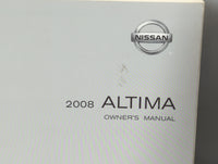 2008 Nissan Altima Owners Manual Book Guide P/N:OM8E-0L32U2 OEM Used Auto Parts - Oemusedautoparts1.com