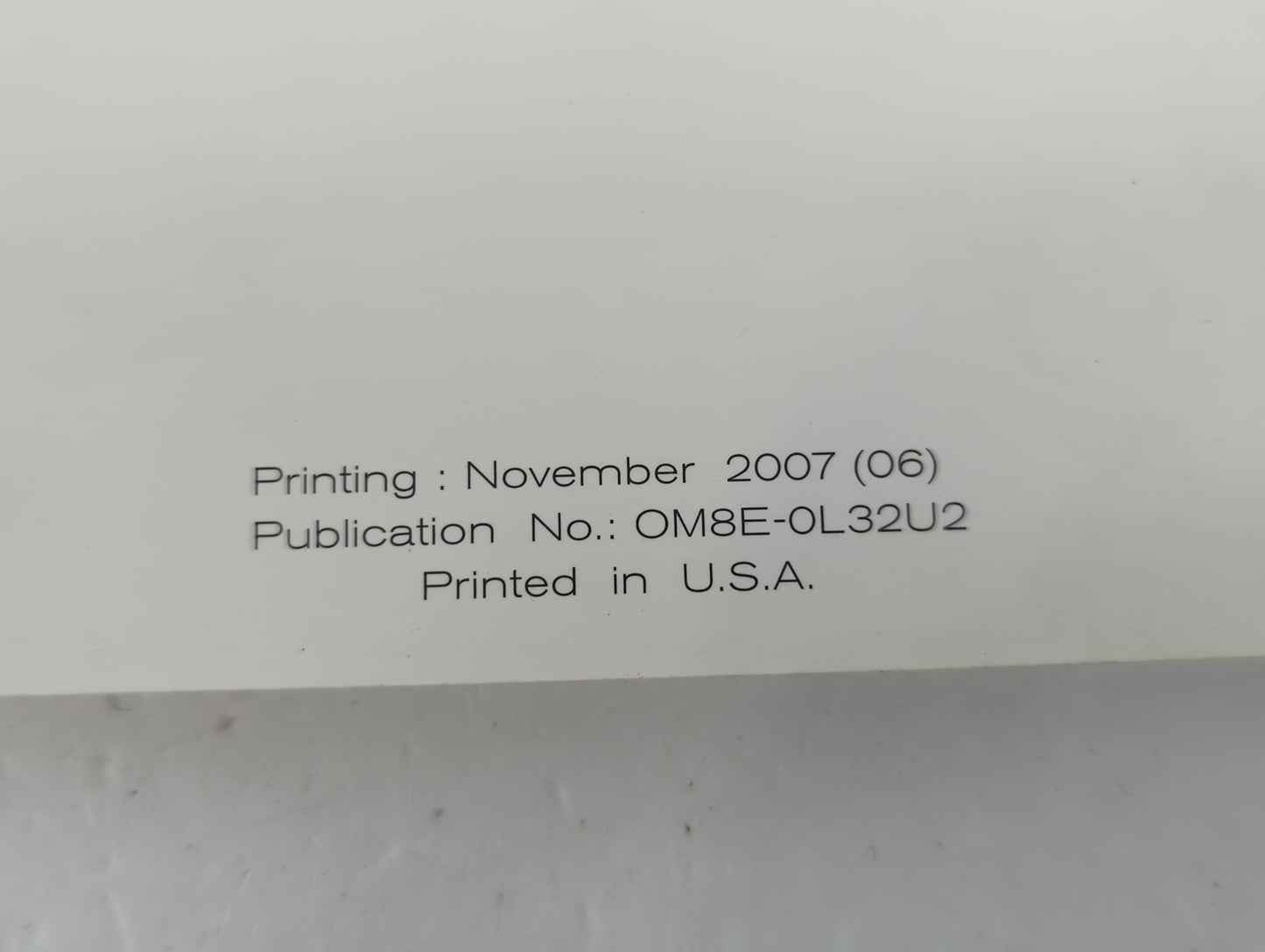 2008 Nissan Altima Owners Manual Book Guide P/N:OM8E-0L32U2 OEM Used Auto Parts - Oemusedautoparts1.com