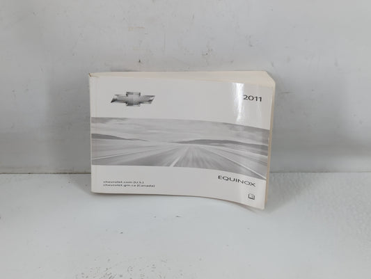 2011 Chevrolet Equinox Owners Manual Book Guide P/N:20781752 A OEM Used Auto Parts - Oemusedautoparts1.com