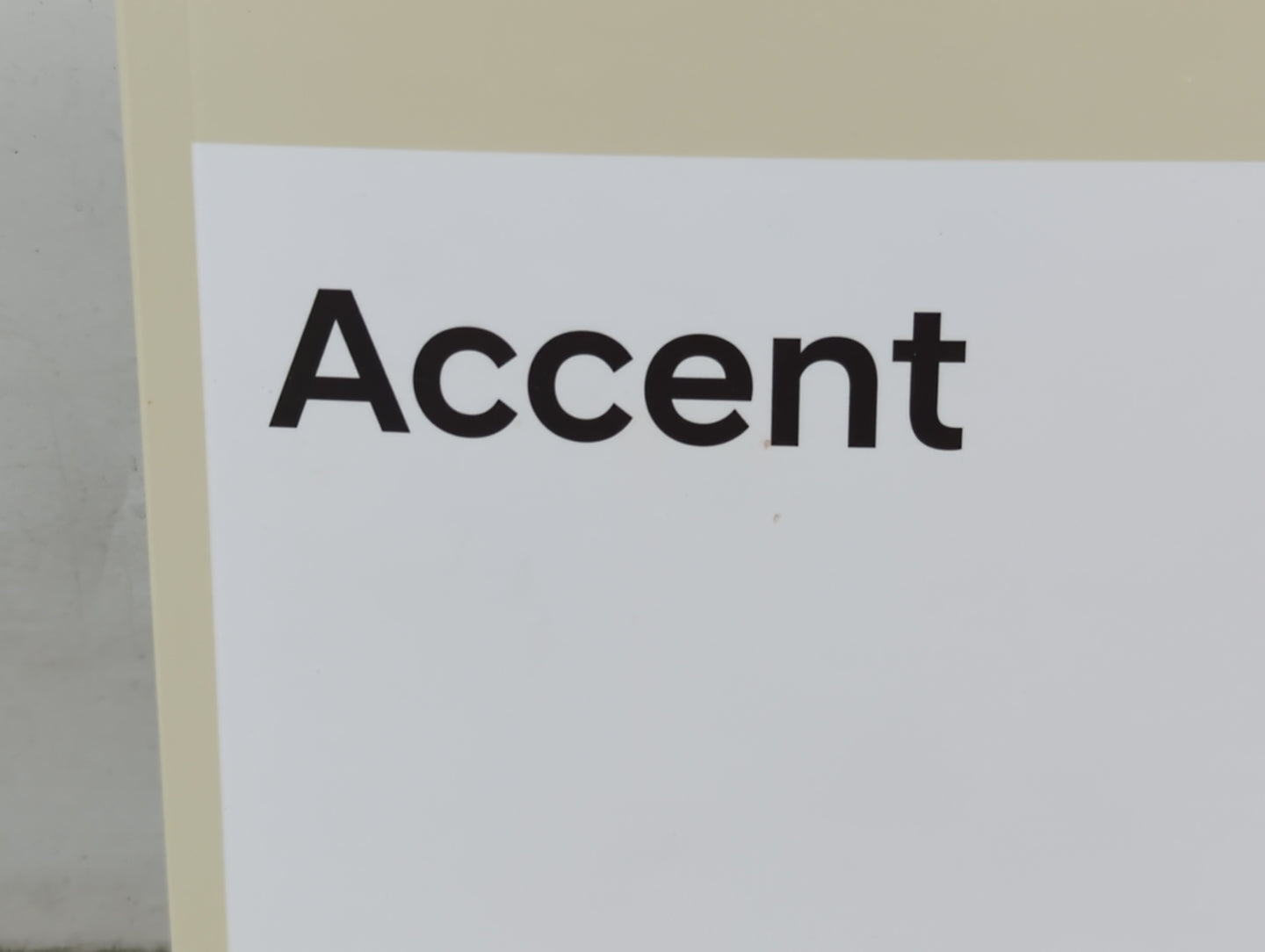 2021 Hyundai Accent Owners Manual Book Guide P/N:J0S5-EU0OA OEM Used Auto Parts - Oemusedautoparts1.com