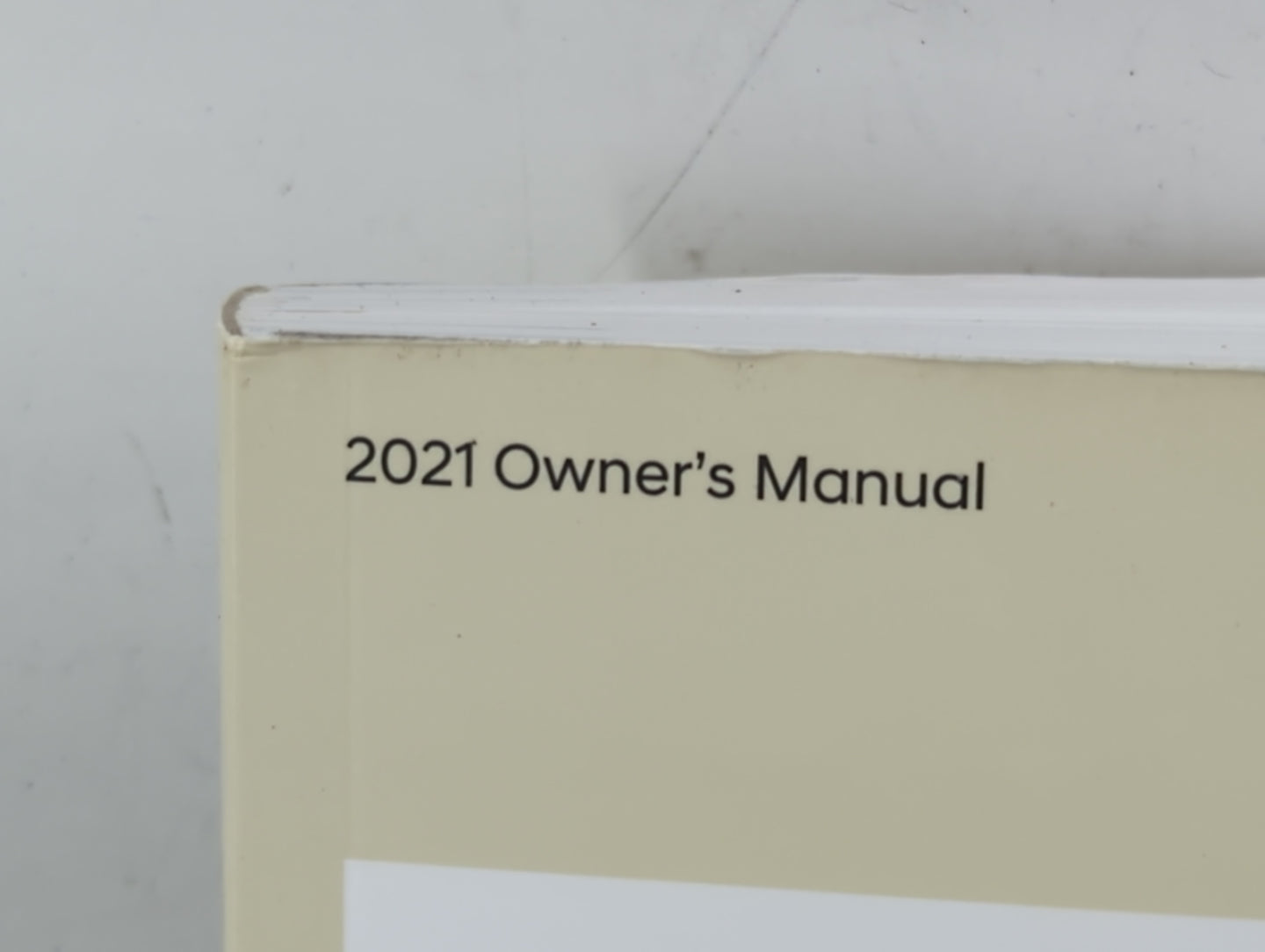 2021 Hyundai Accent Owners Manual Book Guide P/N:J0S5-EU0OA OEM Used Auto Parts - Oemusedautoparts1.com