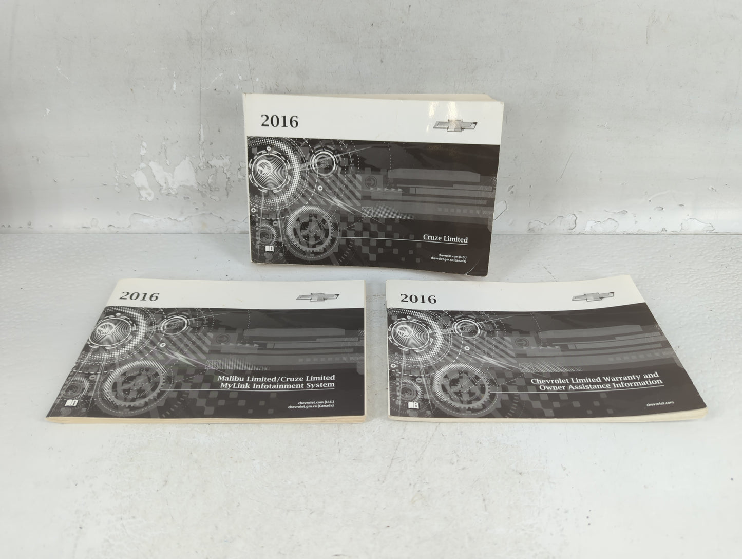 2016 Chevrolet Cruze Owners Manual Book Guide OEM Used Auto Parts - Oemusedautoparts1.com