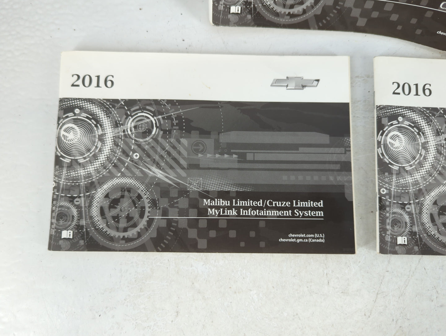2016 Chevrolet Cruze Owners Manual Book Guide OEM Used Auto Parts - Oemusedautoparts1.com