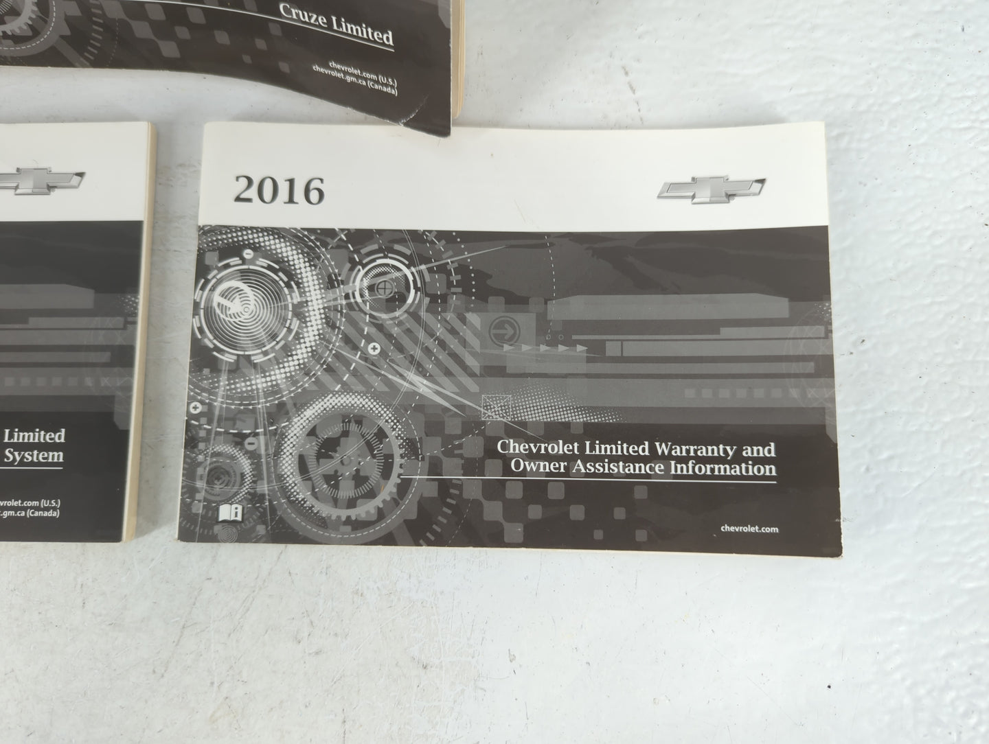 2016 Chevrolet Cruze Owners Manual Book Guide OEM Used Auto Parts - Oemusedautoparts1.com