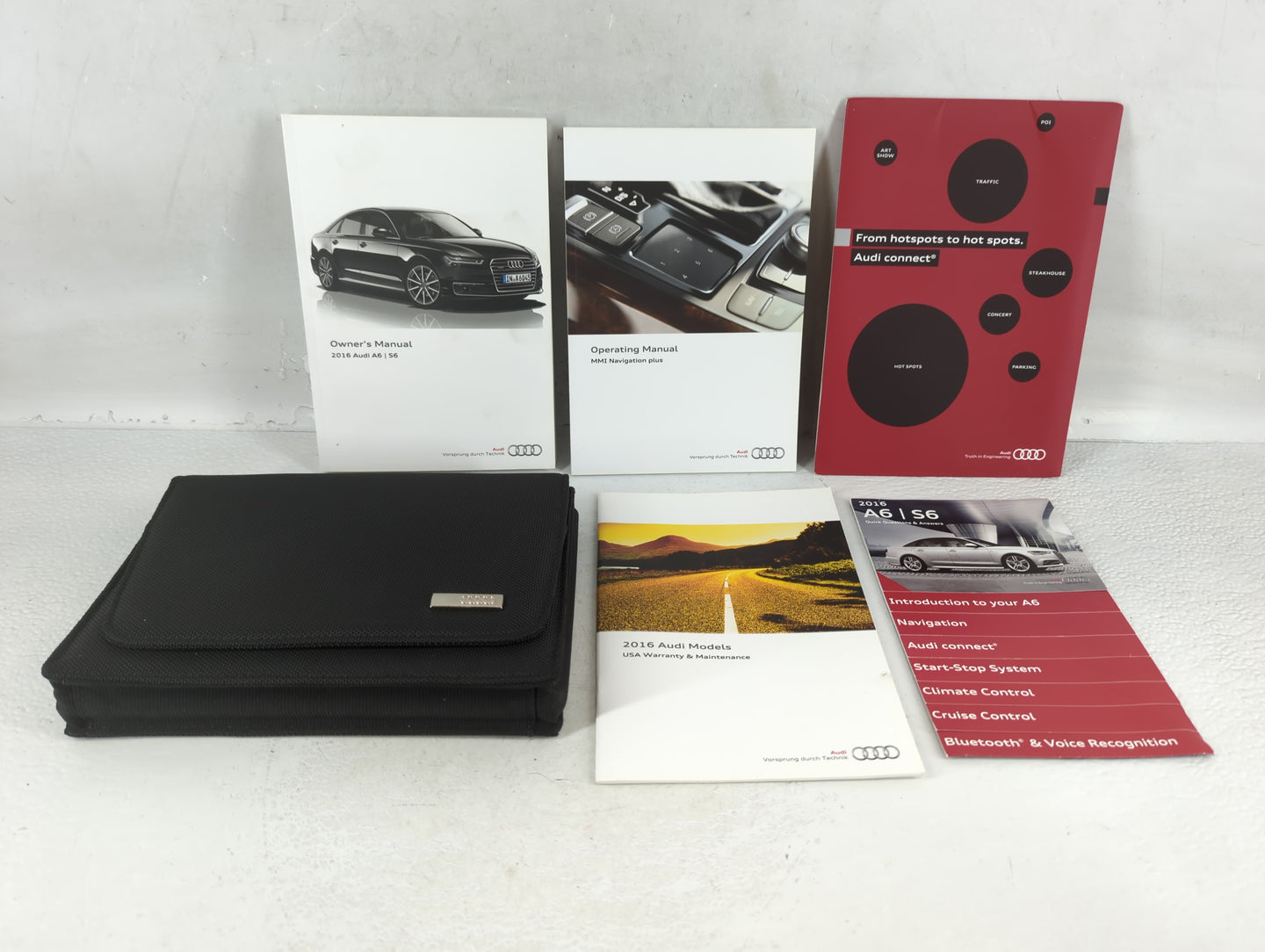 2016 Audi A6 Owners Manual Book Guide OEM Used Auto Parts - Oemusedautoparts1.com