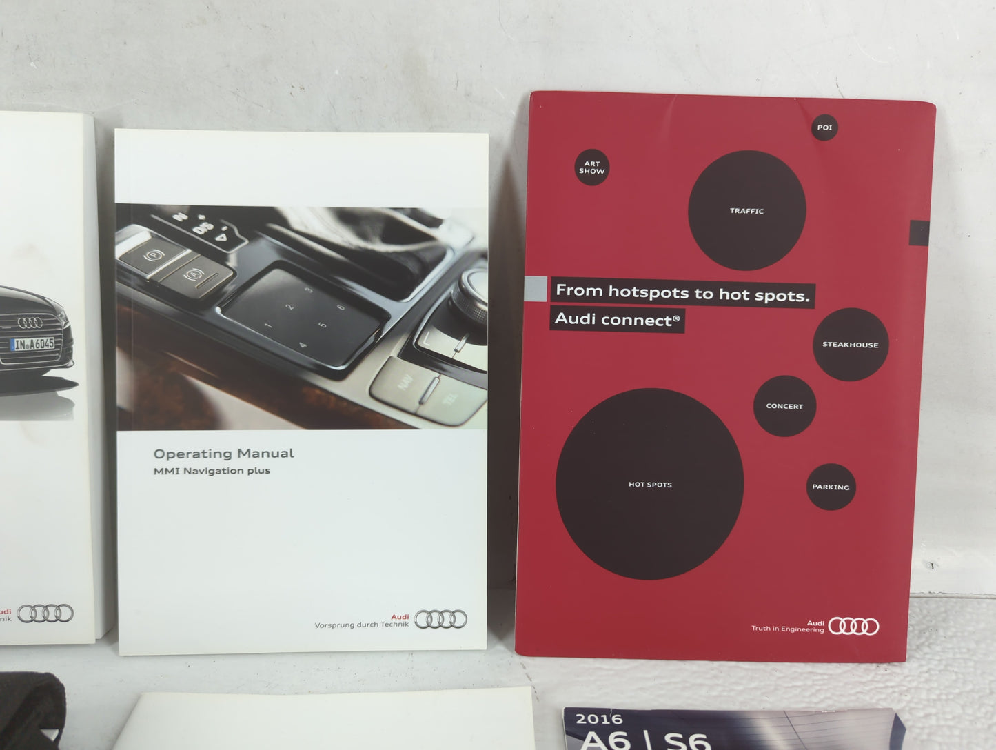 2016 Audi A6 Owners Manual Book Guide OEM Used Auto Parts - Oemusedautoparts1.com