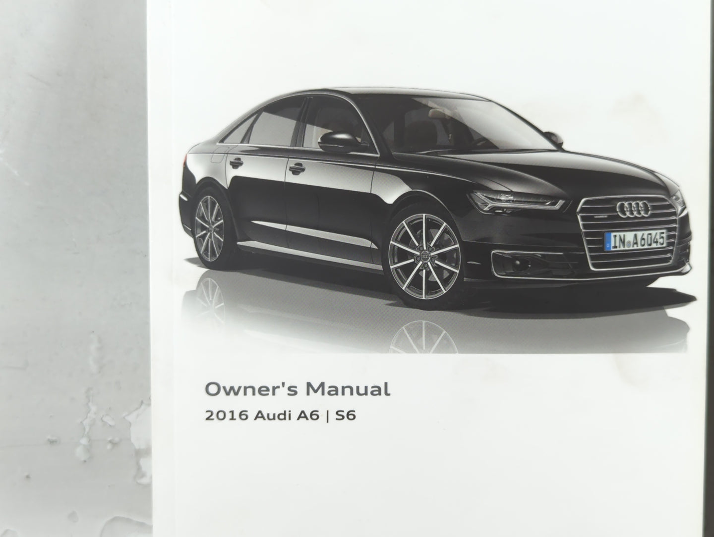 2016 Audi A6 Owners Manual Book Guide OEM Used Auto Parts - Oemusedautoparts1.com