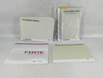 compare product 2018 Kia Forte Owners Manual Book Guide OEM Used Auto Parts