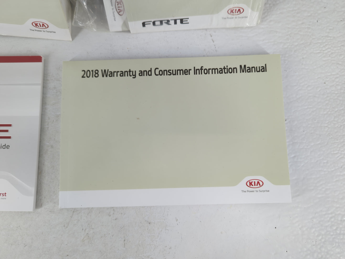 2018 Kia Forte Owners Manual Book Guide OEM Used Auto Parts - Oemusedautoparts1.com